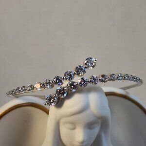VTG NIB Bypass Open Cuff Bangle Bracelet 925 Ver.